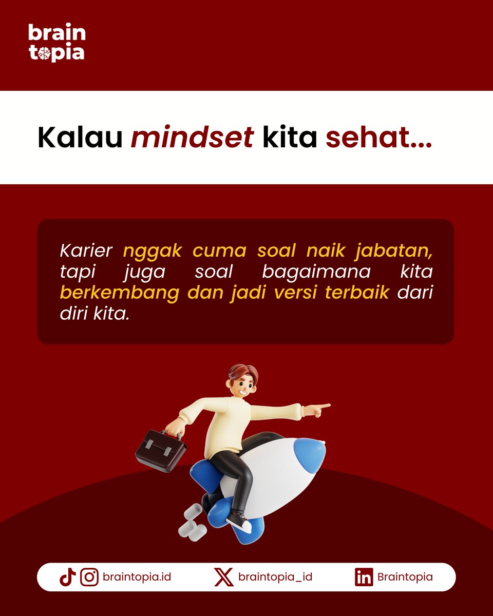 braintopia_id's tweet photo. Udah usaha keras tapi kok masih mentok? 🤯
Mungkin bukan skill yang kurang, tapi mindset yang perlu di-upgrade. 🌱
Mindset apa yang lagi pengen kamu latih sekarang? 👇
#MindsetGrowth #GrowthMindset #Braintopia https://t.co/bdCeU7ydtl