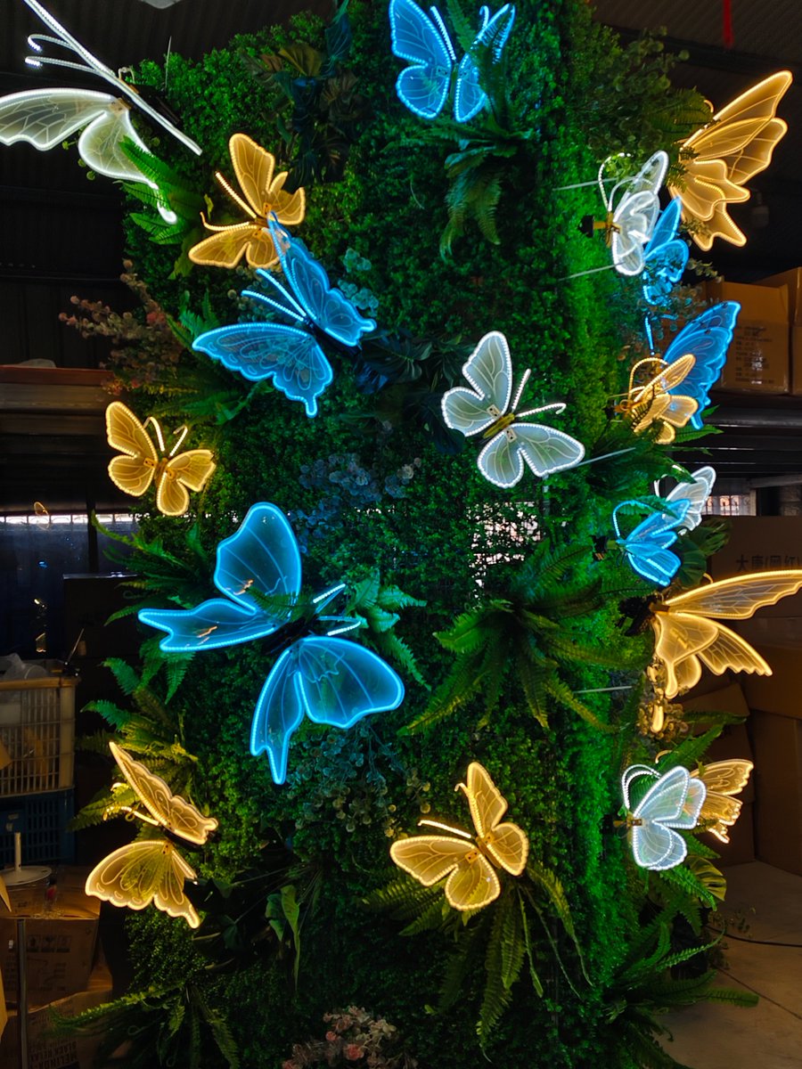 CAFFairChina's tweet image. Beautiful butterfly path lighting.
From: Luxing
#lightingdesigner
#pathlighting 
#butterflycrafts 
#décoration 
#outdoordecor 
#commercialdisplay