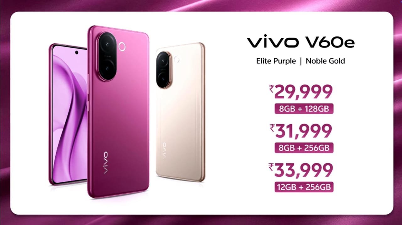 Vivo V60e Price launched