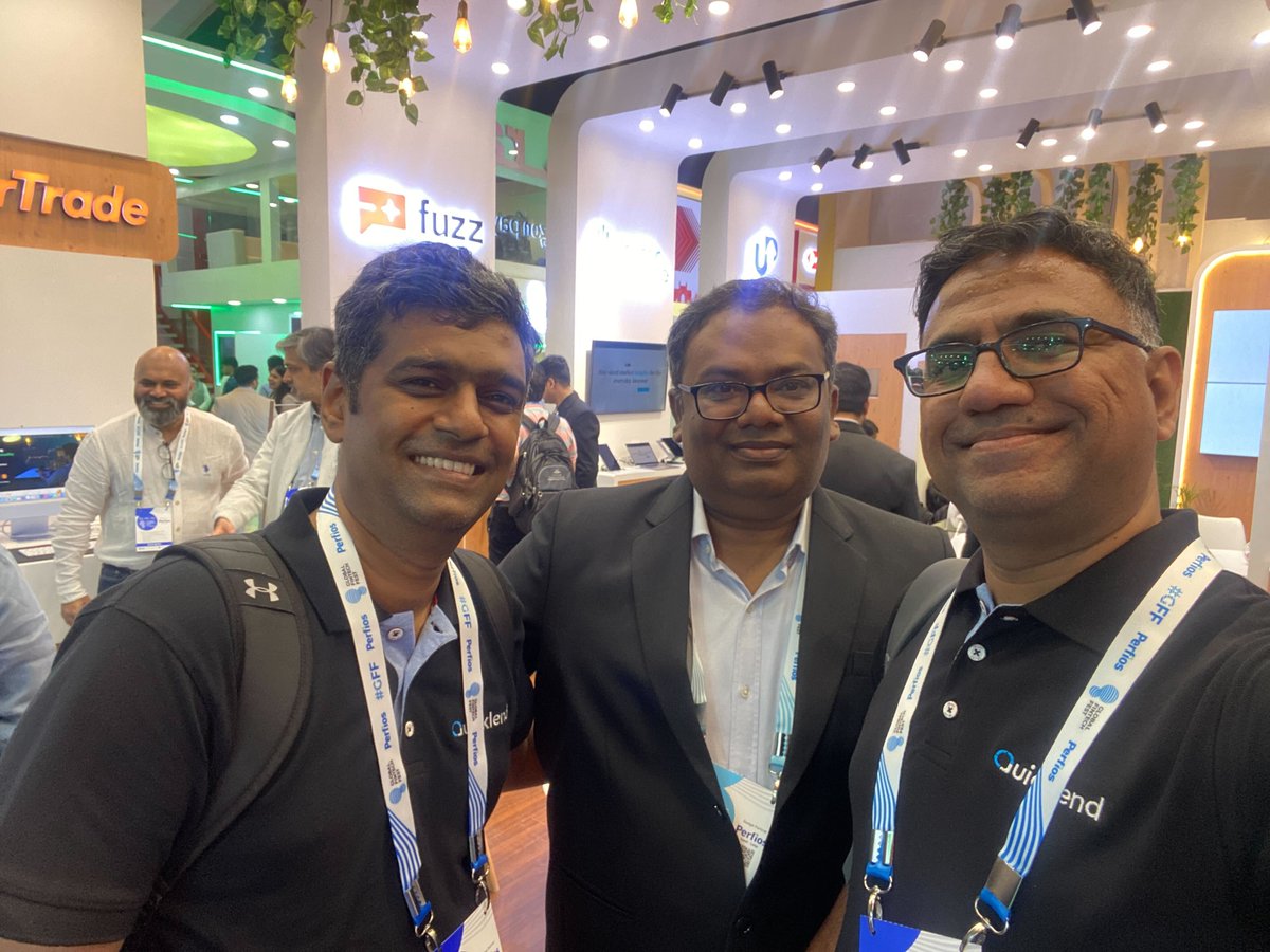 Live from #GlobalFintechFest 2025 🚀

Our founders are on ground, connecting with the incredible fintech community that’s driving India’s growth story forward.

Here’s to building what’s next for India’s credit ecosystem!

#Quicklend #FintechInnovation #GFF2025 #DigitalCredit