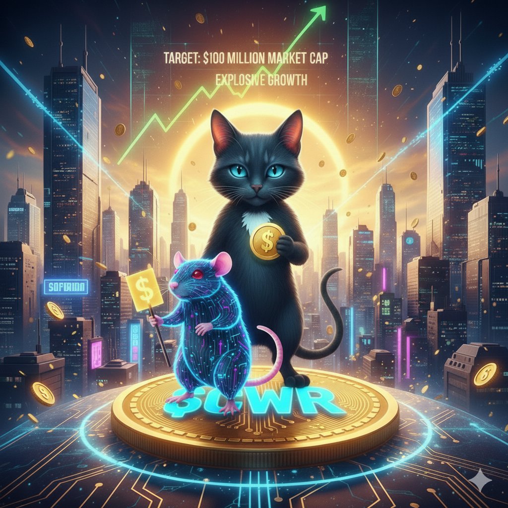 Tok_Nex's tweet photo. 🔥 The rise of CatWifRat (CWR) has just begun!
A fearless cat and a smart rat join forces to conquer the crypto world.
With unstoppable growth and unity, CWR is on its way to a $100M market cap — turning holders’ dreams into reality. 🚀💰
#CWR #CatWifRat #CryptoDream #BullRun #MillionaireVibes
#PulseChain #pcock #inc @LibertySwapFi
@Humpback_Holder
@CatWifRat
@BTC_HEX
@DiamondBullrun
@_Papa_Shred_
@NationStake
