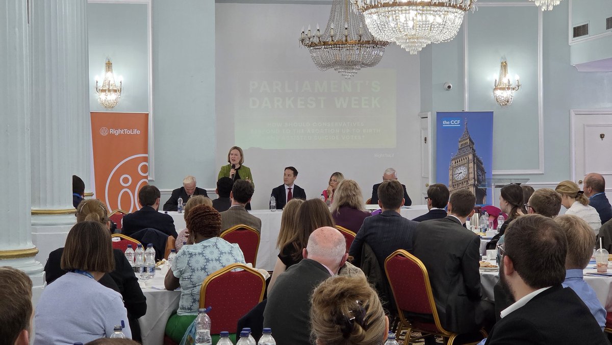 This morning the <a href="/UK_CCF/">The CCF</a> are hosting a prayer breakfast on the issues of abortion and assisted suicide.  

Again, the room is packed. We believe this nation needs to be supported in prayer.

We are joined by <a href="/DesmondSwayne/">rt hon Sir Desmond Swayne TD MP</a>, <a href="/SWDevonRebecca/">Rebecca Smith MP</a> <a href="/miriam_cates/">Miriam Cates</a> and <a href="/MartinVickers/">Martin Vickers</a>

#CPC25