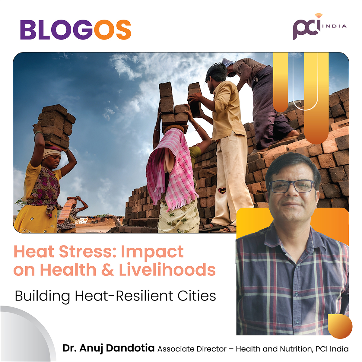 #Blogos
For millions in India’s cities, heat now threatens health, productivity, and survival. But solutions exist.
In his blog Dr. Anuj Dandotia at <a href="/PCI_India_/">PCI India</a> , outlines how India can turn adaptation into action
🔗 Read the full blog: shorturl.at/7UW2M