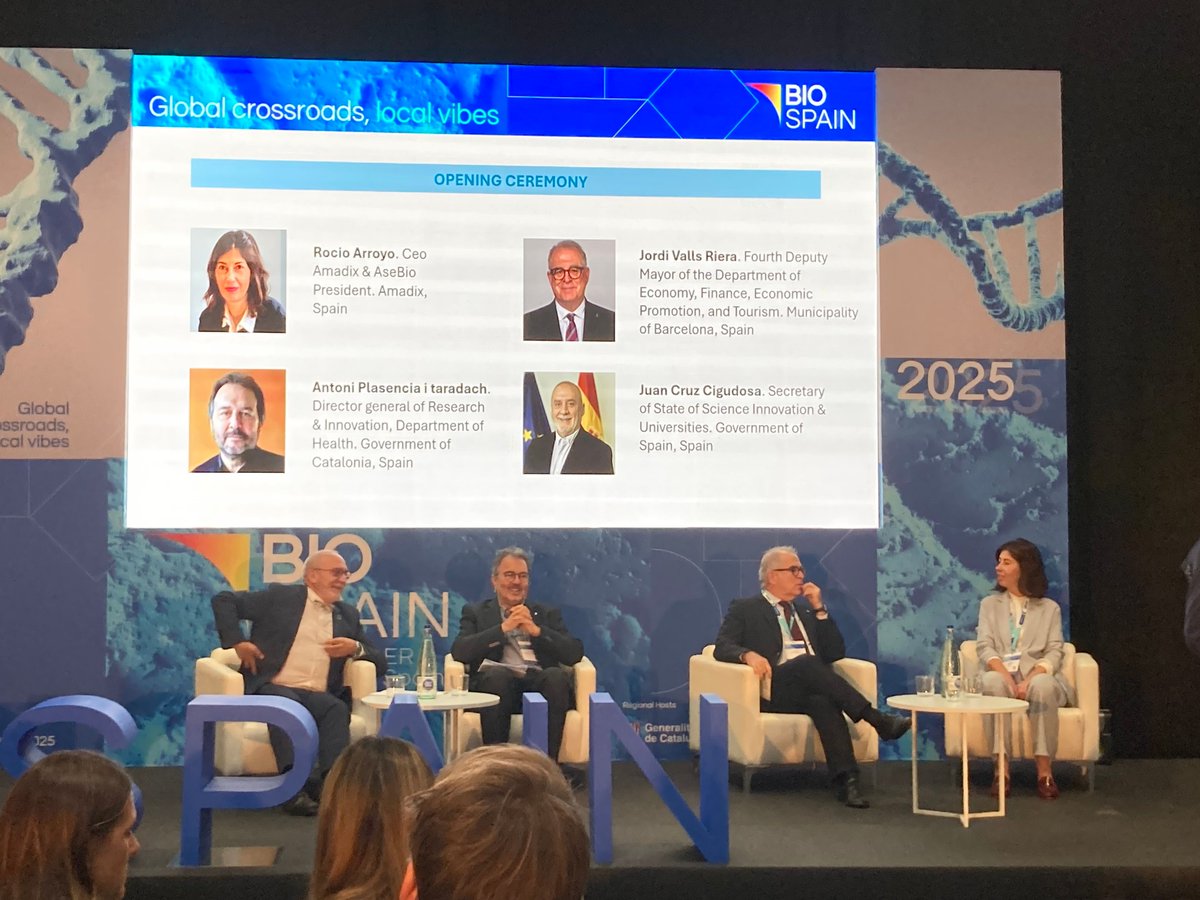 SSebiot's tweet photo. Más de 2.300 profesionales de casi 1.000 empresas biotecnológicas se reúnen a partir de hoy en Barcelona en la 12ª edición de #BIOSPAIN, una de las citas más importantes de Europa para la industria biotec.
@AseBio @biocat_bioregio
#biotechnology https://t.co/7yFYN0irX7