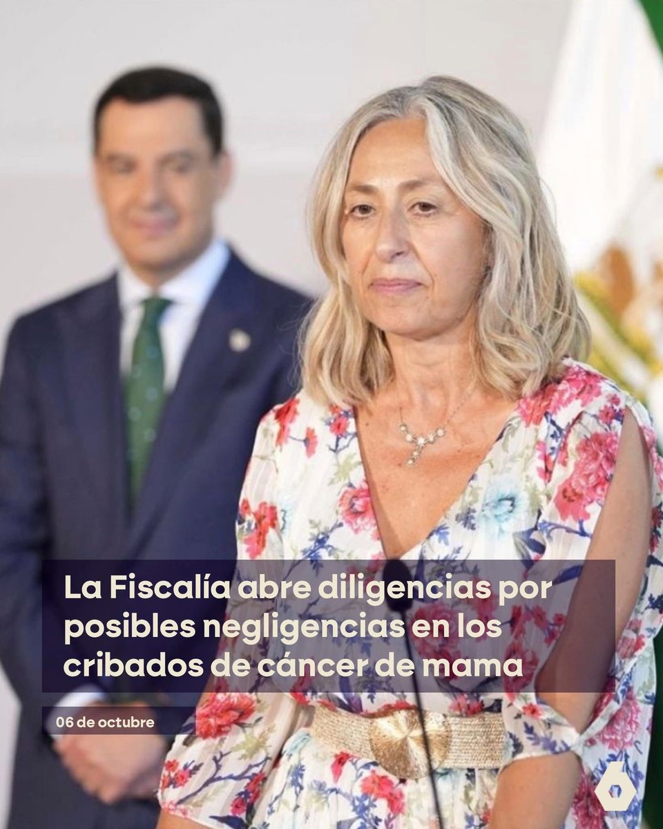🩺 Con la salud de las andaluzas no se juega.

❌ Lo de Juanma Moreno y el PP en Andalucía no es gestión, es privatización, desmantelamiento y negligencia.

🚨La Fiscalía abre diligencias por posibles negligencias en los cribados de cáncer de mama.