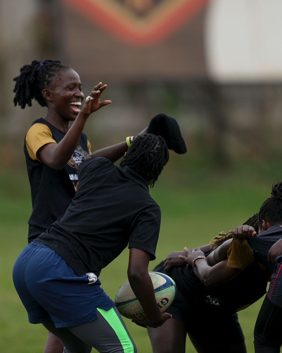 Thunderbirdsrug's tweet image. It’s all smiles and giggles as the @LadyCranesRugby gear up in training ahead of the #Safari7s this weekend. 🤩

#ThunderbirdsAttitude
#SupportRugbyCranes7s
#UgandaRugby