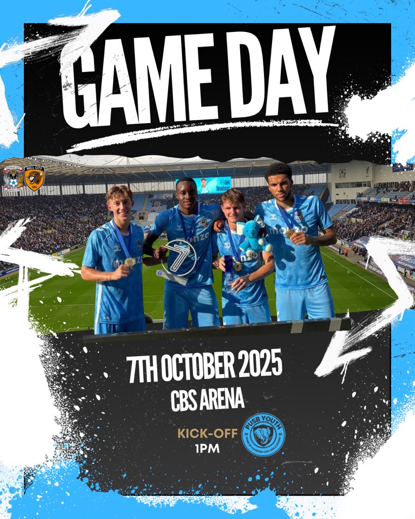 ⚽️ MATCHDAY!

🆚 Hull City U21s
🏟️ CBS Arena
⏰ 1pm

Can we extend our unbeaten run to four matches in all competitions? 

#PUSB || #PUSBYouth🐘