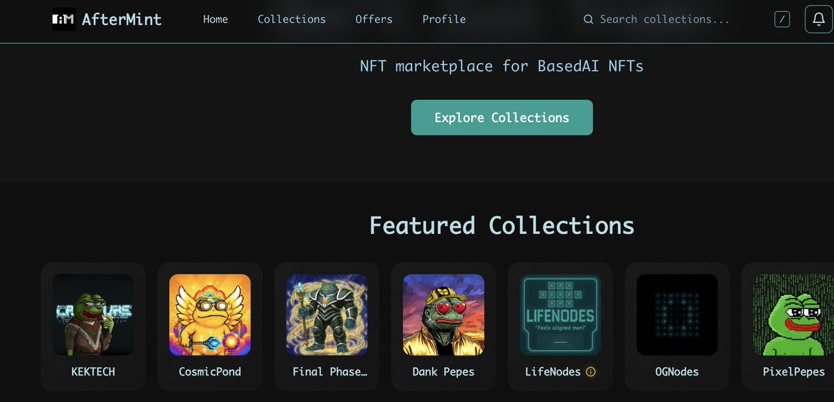 fredweid's tweet image. Do you realise how much the NFTs on the @getbasedai  chain will be worth once everything comes to fruition?

My opinion is that you can easily 10x (at the very least) the value of your $BASED by buying/minting NFTs with your $BASED rewards.

If BASEDAI does what we believe and…