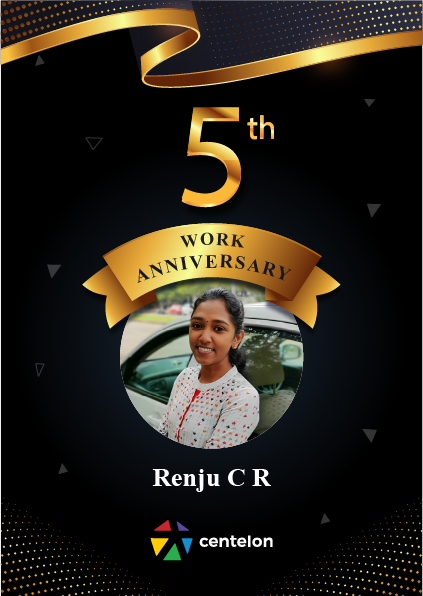 Happy fifth work anniversary, Renju C R!

Renju’s impact as a Consultant in Information Services has been truly impressive. She is always ready to jump into projects &amp; make a difference!

Glad to have someone as switched-on and dedicated as Renju on the team.

#5yearsanniversary