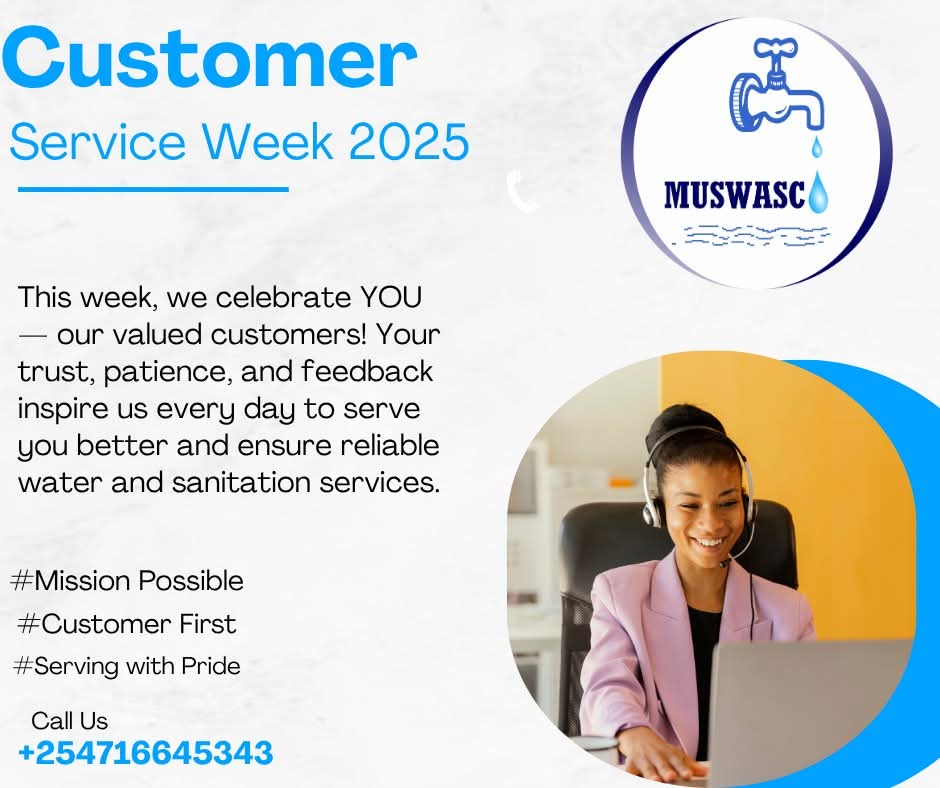 Ali buke (@alibuke2) on Twitter photo Happy customer's week from <a href="/MUSWASCO/">Muranga South Water and Sanitation Company Limited</a> and the entire fraternity..
<a href="/AthiWaterWorks/">Athi Water Works</a> <a href="/minwater_kenya/">MIN Water&Irrigation</a> <a href="/mugaa_eric/">Eng. Eric Mugaa</a> <a href="/MurangaGovt_021/">MURANG'A COUNTY GOVERNMENT</a> <a href="/HonKangata/">Irungu Kang'ata</a> Happy customer's week from <a href="/MUSWASCO/">Muranga South Water and Sanitation Company Limited</a> and the entire fraternity..
<a href="/AthiWaterWorks/">Athi Water Works</a> <a href="/minwater_kenya/">MIN Water&Irrigation</a> <a href="/mugaa_eric/">Eng. Eric Mugaa</a> <a href="/MurangaGovt_021/">MURANG'A COUNTY GOVERNMENT</a> <a href="/HonKangata/">Irungu Kang'ata</a>