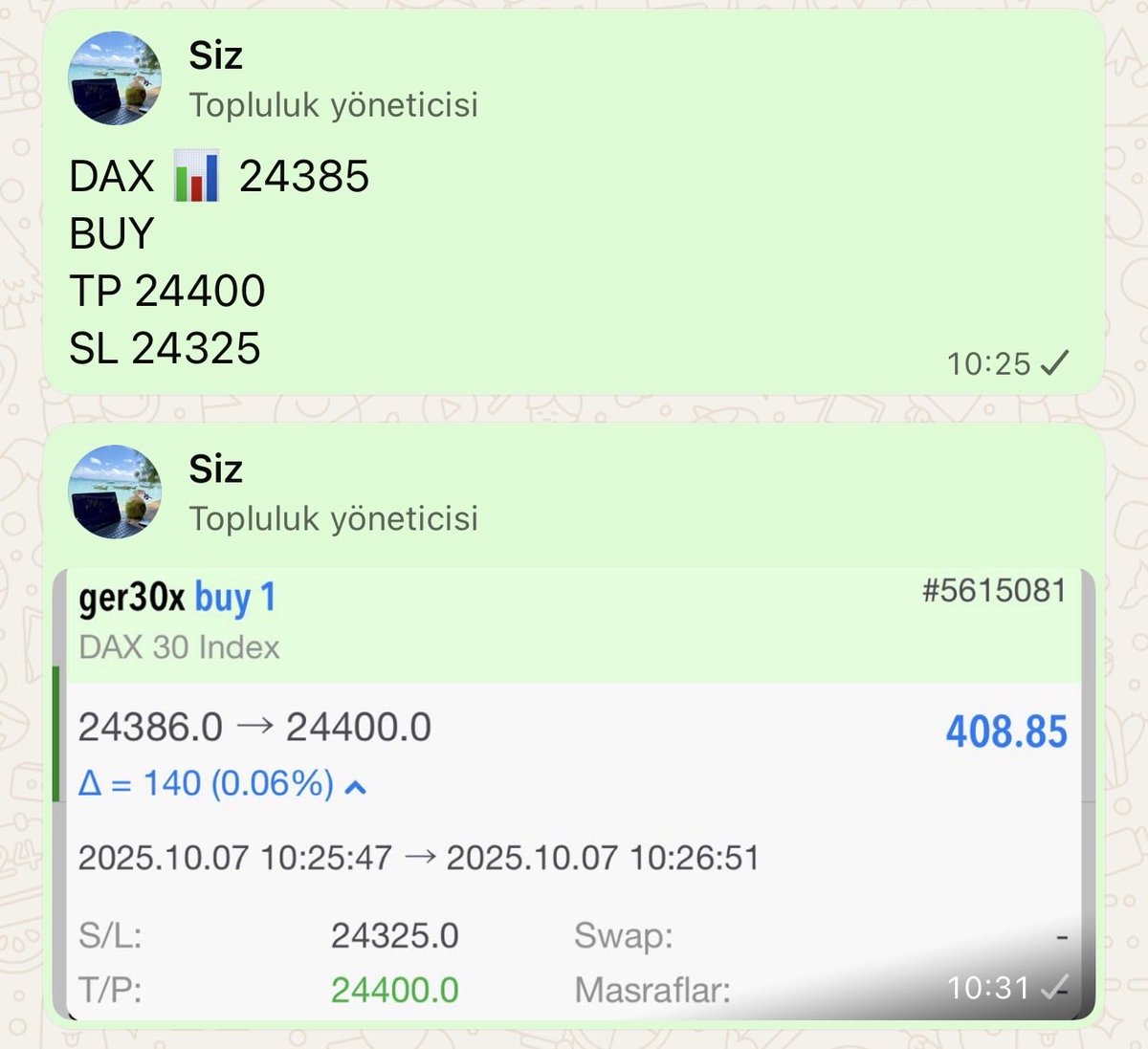 mammadovafx's tweet image. #DAX
#FOREXSIGNALS
#TAKEPROFIT 
1 Lot - 408 USD 🚀