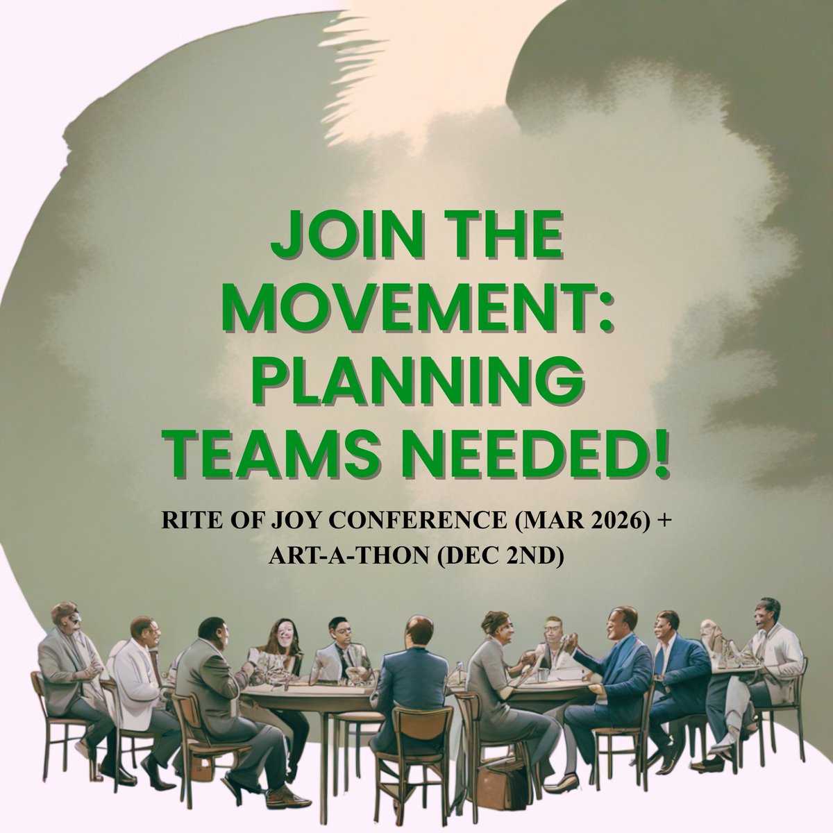 Art-A-Thon (Dec 2nd/Giving Tuesday) &amp; Rite of Joy Conference (Mar 2026) need planners NOW. 
Join the team and lead the change! 
Link in bio. ➡️ #VolunteerKC #GivingTuesday #Arthropy