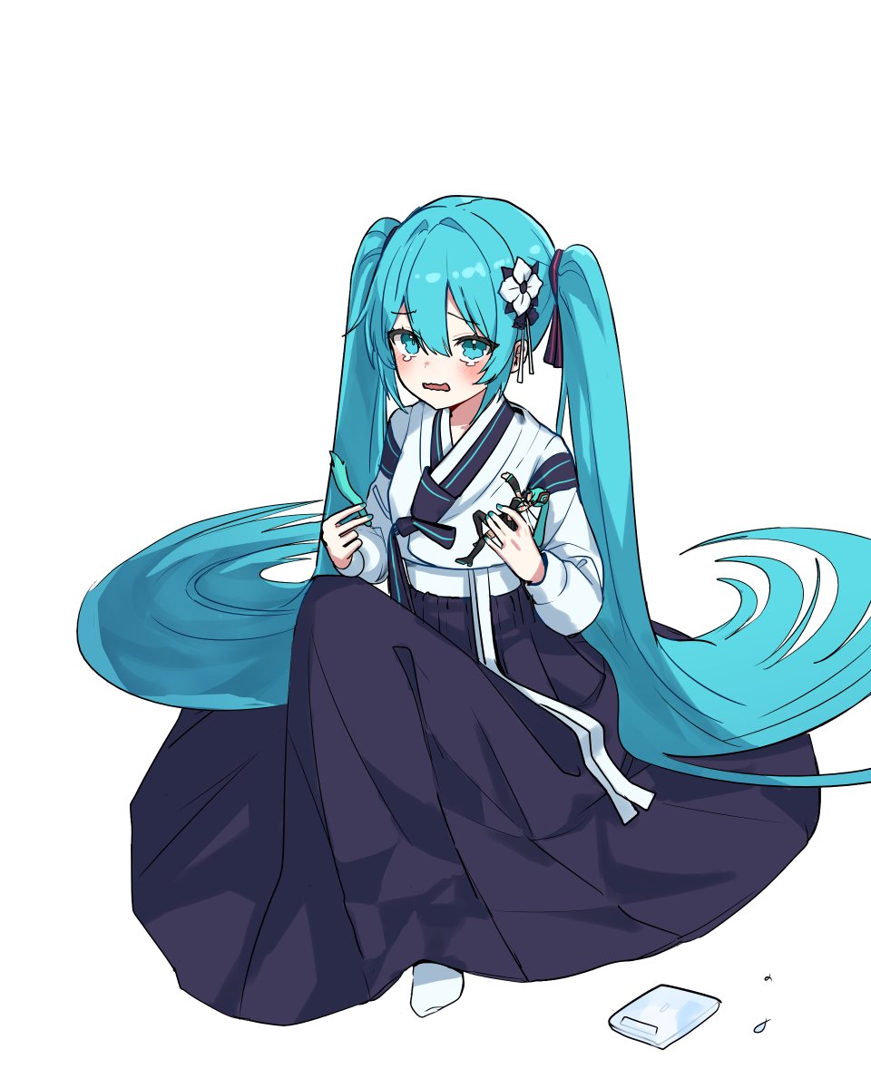 uranium10_uran's tweet image. 피규어 떨어뜨린 믹구 #初音ミク