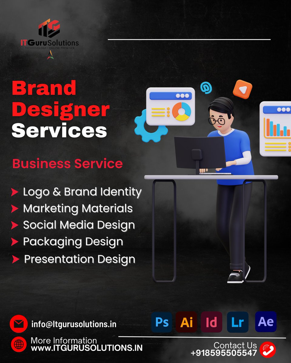 ITGuruSolution's tweet image. ๐จ Build a brand that speaks for you!
At IT Guru Solutions, we create memorable logos & digital identities that make businesses shine globally ๐
๐ +91 8595505547 | ๐ itgurusolutions.in
#BrandDesign #ITGuruSolutions #CreativeAgency #LogoDesign
