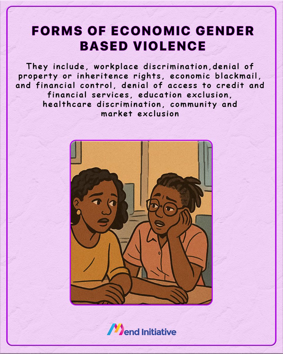 Economic gender-based violence isn’t just about money it’s about power and control. When womxn are denied jobs, land, or financial independence, their freedom is stolen too. We must name it, challenge it, and end it. #StopEGBV #EconomicJustice #EndGBV
