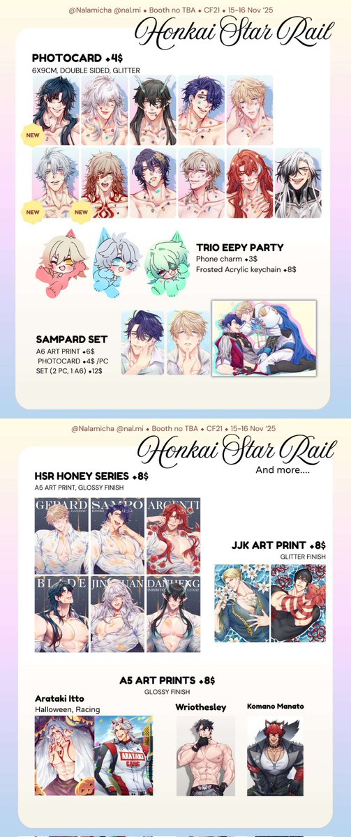 akygmm's tweet photo. 💜 AU/NZ Group Order
💜 GO Name: Nalamicha #3
💜 GO Batch: Batch #73
💜 Duration: October 7 to October 15
💜 T&Cs: https://t.co/fSEaLUKQgB
💜 Order Form: https://t.co/KxlRkquT5y
#Genshin #StarRail #ZZZ #WutheringWaves #Phainon #Mydei #Sampo #AkyGMM #AkyGO https://t.co/2xQoYNV8TL