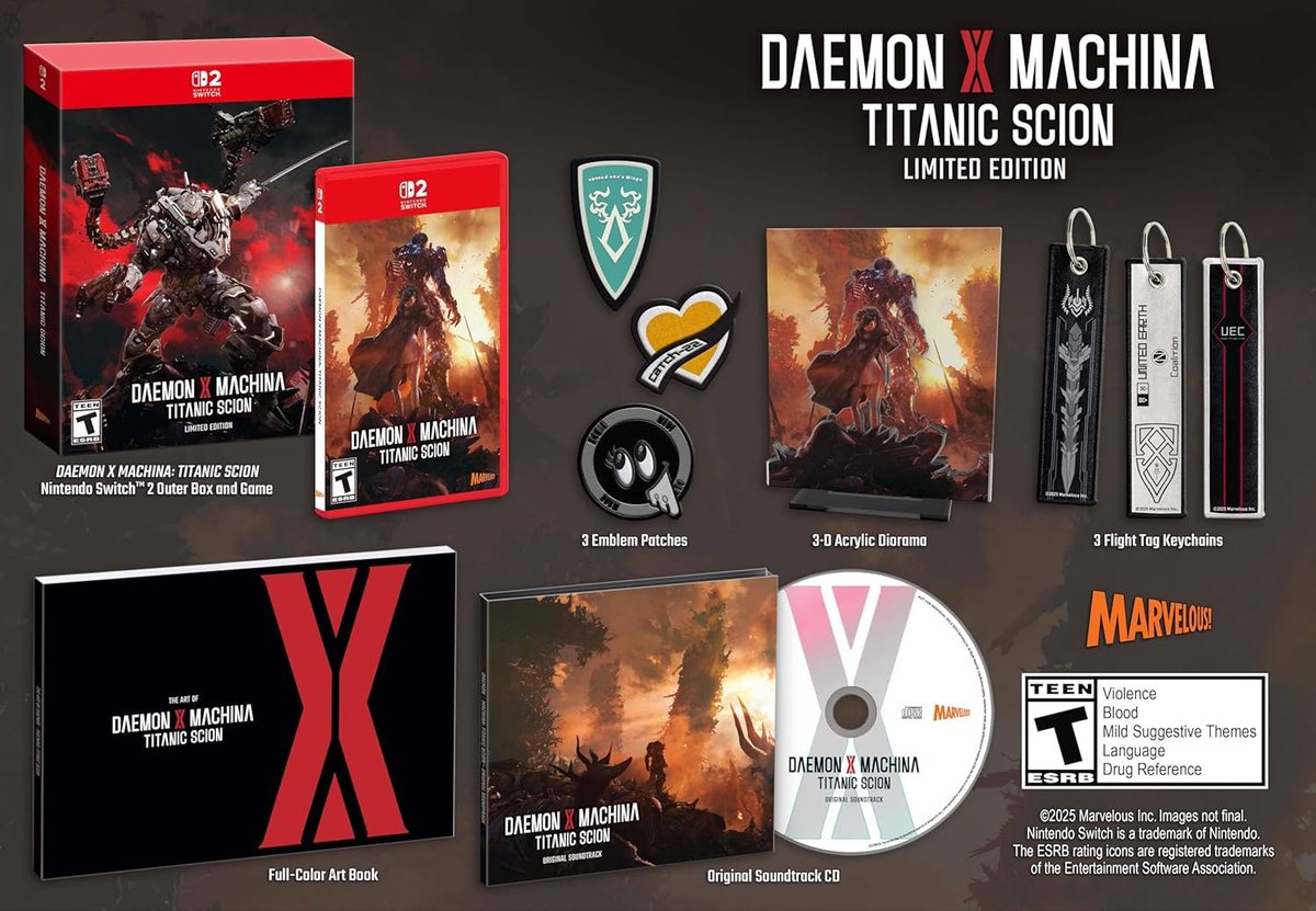 Daemon X Machina Titanic Scion Limited Edition Nintendo Switch 2 is $49.91 on Amazon Prime (50% off) amzn.to/4pWl5eL #ad