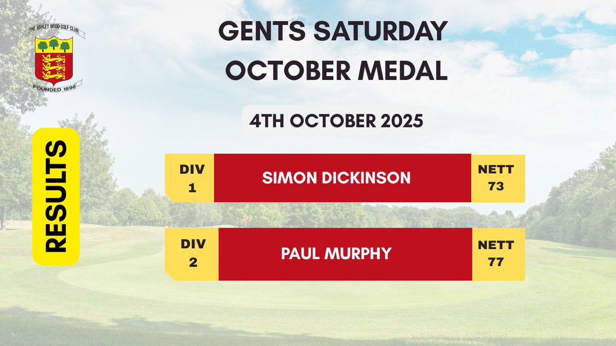 THE ASHLEY WOOD GOLF CLUB tweet media