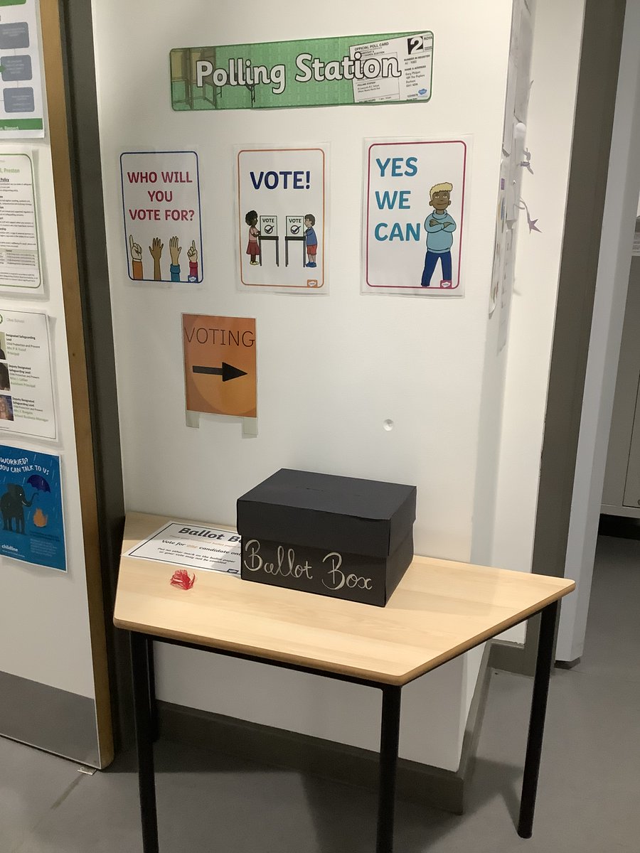 olive__preston's tweet photo. We are ready for the elections in our school. An exciting day ahead! Good luck to all! #BritishValues #SchoolCouncil #Democracy #Service #Teamwork #Ambition #Respect #STARValues #WeAreSTAR https://t.co/RICPvhUSeM