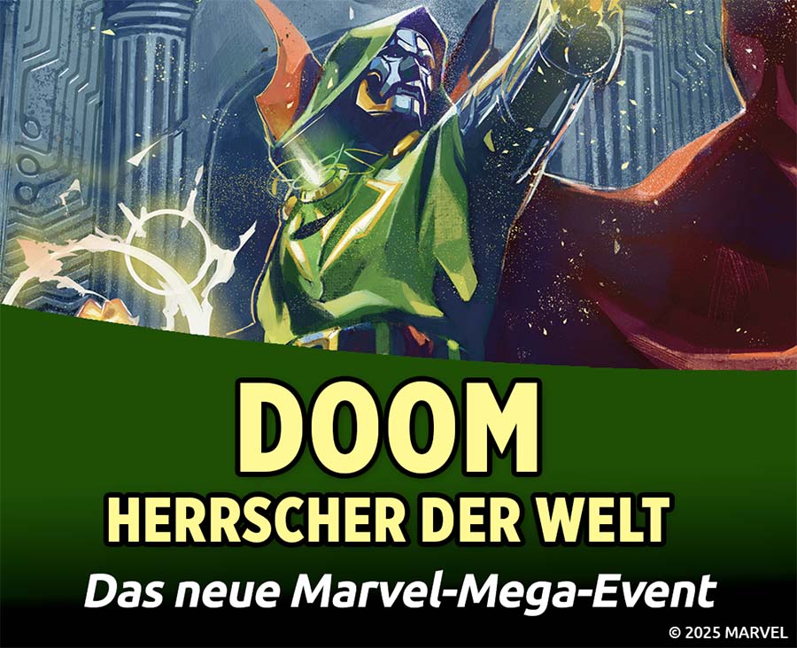 Das Marvel Mega-Event "Doom Herrscher der Welt" geht los!
👉 Alle Infos und Checkliste:
panini.de/shp_deu_de/com…

Seit Blood Hunt ist Dr. Victor von Doom der Oberste Zauberer des Marvel-Universums. Und jetzt herrscht er über die ganze Welt!
#Marvel #comics