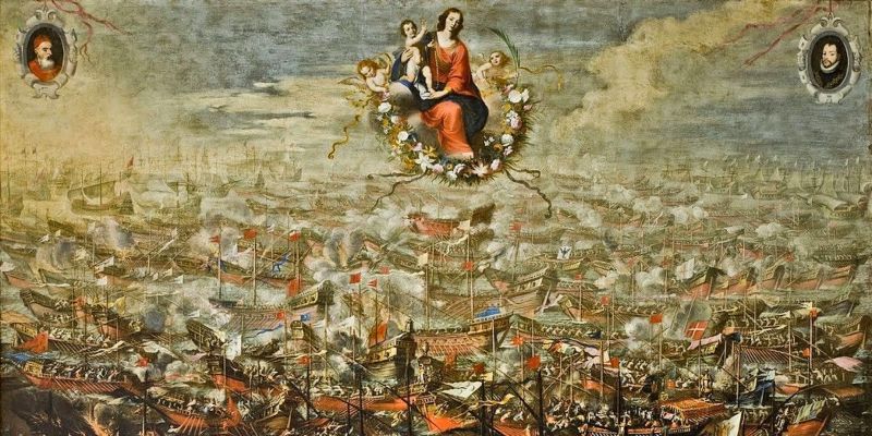 HugoACanete's tweet photo. Los soldados de los tercios venían encomendándose de antiguo a la Virgen del Rosario y, a raíz de la victoria de Lepanto, el Papa Pío V instauró su conmemoración litúrgica el 7 de octubre, denominándola Nuestra Señora de las Victorias, por haber ido al combate “los soldados https://t.co/EcGQK5Evje