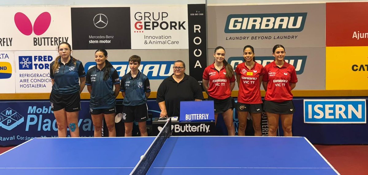 🏓 Noves victòries del Girbau Vic TT, a la divisió d'honor estatal de tennis taula

ℹ️ 👉 ow.ly/olaU50X7yYv