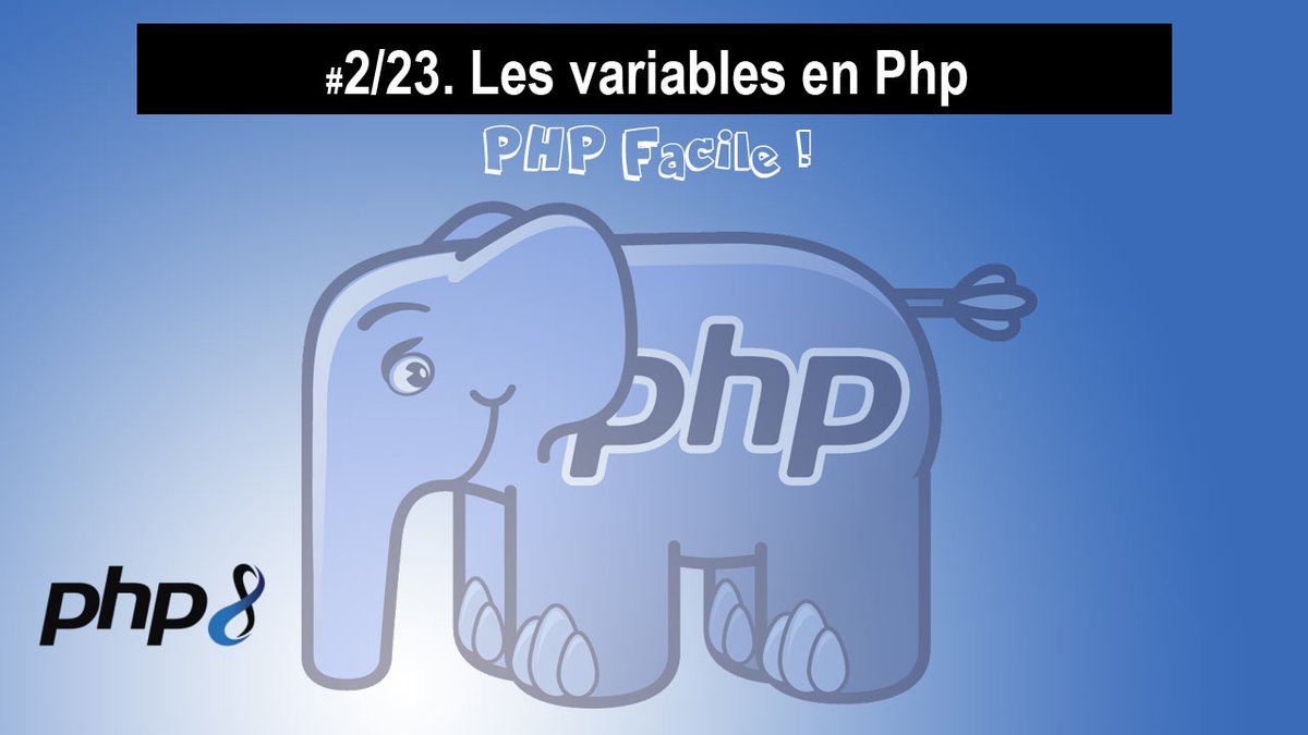 2ème épisode de l'apprentissage du langage Php8.
youtube.com/watch?v=Aws8Ip…

23 épisodes, disponibles chaque jour à 18H00 !