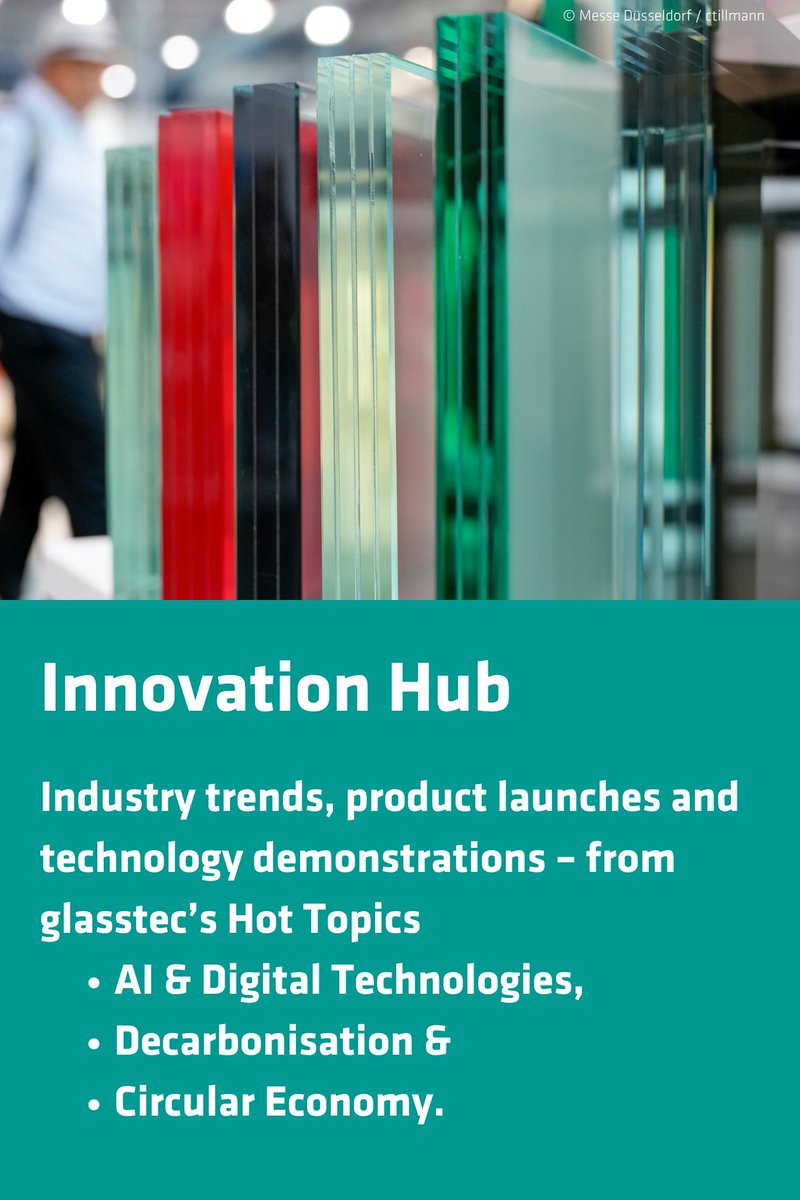 Meet the decision-makers shaping the future of glass!

Exhibiting at glasstec means presenting your solutions to the right people at the right time.

👉 Secure your place at glasstec 2026 in Düsseldorf now!

📅 20–23 October 2026
Düsseldorf, Germany

#WeAreGlass #glasstec2026
