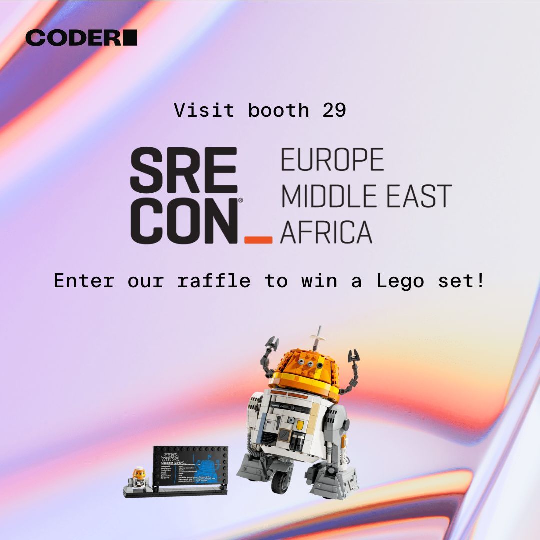 coderhq's tweet image. Hello #SREcon25EMEA 👋 We&apos;re in Dublin!

Come by booth 29 for a demo on secure, agent-ready dev environments — and enter to win a Star Wars Lego set (Chopper from Ahsoka).

🎟 Fill out a short survey
📍 Drawing: Oct 8, 3:30 PM

#AgenticAI #PlatformEngineering #LegoGiveaway