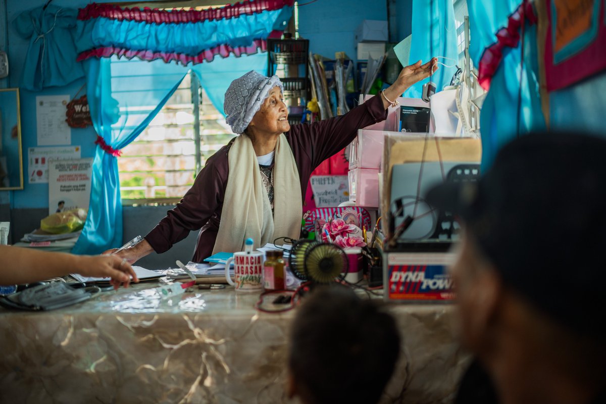 Health worker. Responder. Community leader.

At 66, Babu Mariam has served her community in Bagoenged 🇵🇭 for 40 years, driven by loss and love. 

After floods hit the Philippines last year, she helped rebuild. With EU support, her community now has access to a health facility.