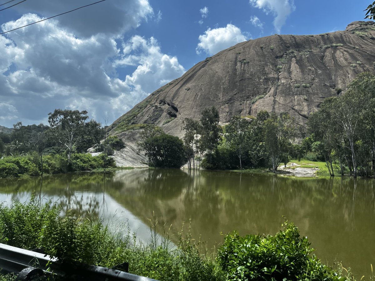 Really enjoyed a trip between Bangalore and Mysore today. Very pretty country.