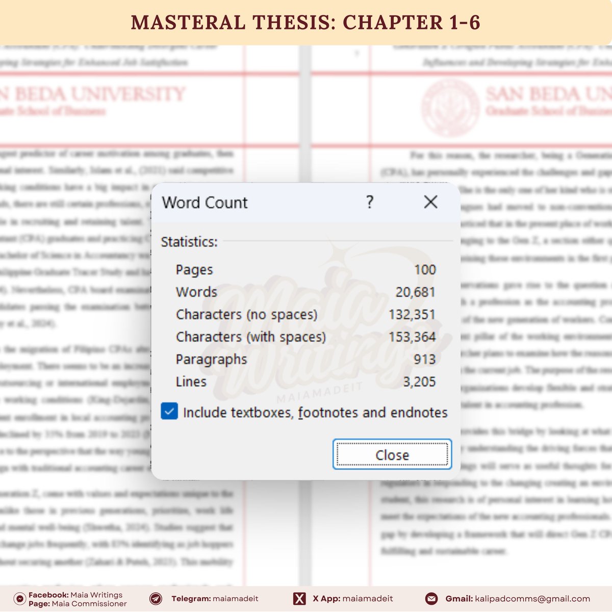 Ꮺ 𝗖𝗹𝗶𝗲𝗻𝘁 𝗙𝗲𝗲𝗱𝗯𝗮𝗰𝗸 │ #MaiaMadeIt 💯

𝐓𝐀𝐒𝐊 𝐂𝐎𝐌𝐏𝐋𝐄𝐓𝐄𝐃: MASTERAL THESIS: CHAPTER 1-6 (SAN BEDA COLLEGE)

“𝑲𝒂𝒉𝒊𝒕 𝒎𝒂𝒉𝒂𝒃𝒂 𝒚𝒖𝒏𝒈 𝒑𝒓𝒐𝒄𝒆𝒔𝒔 𝒏𝒈 𝒑𝒂𝒑𝒆𝒓 𝒊𝒔 𝒅𝒊 𝒔𝒊𝒚𝒂 𝒏𝒂𝒏𝒈𝒊𝒘𝒂𝒏 𝒂𝒏𝒅 𝒂𝒍𝒘𝒂𝒚𝒔 𝒘𝒊𝒍𝒍𝒊𝒏𝒈 𝒕𝒐
