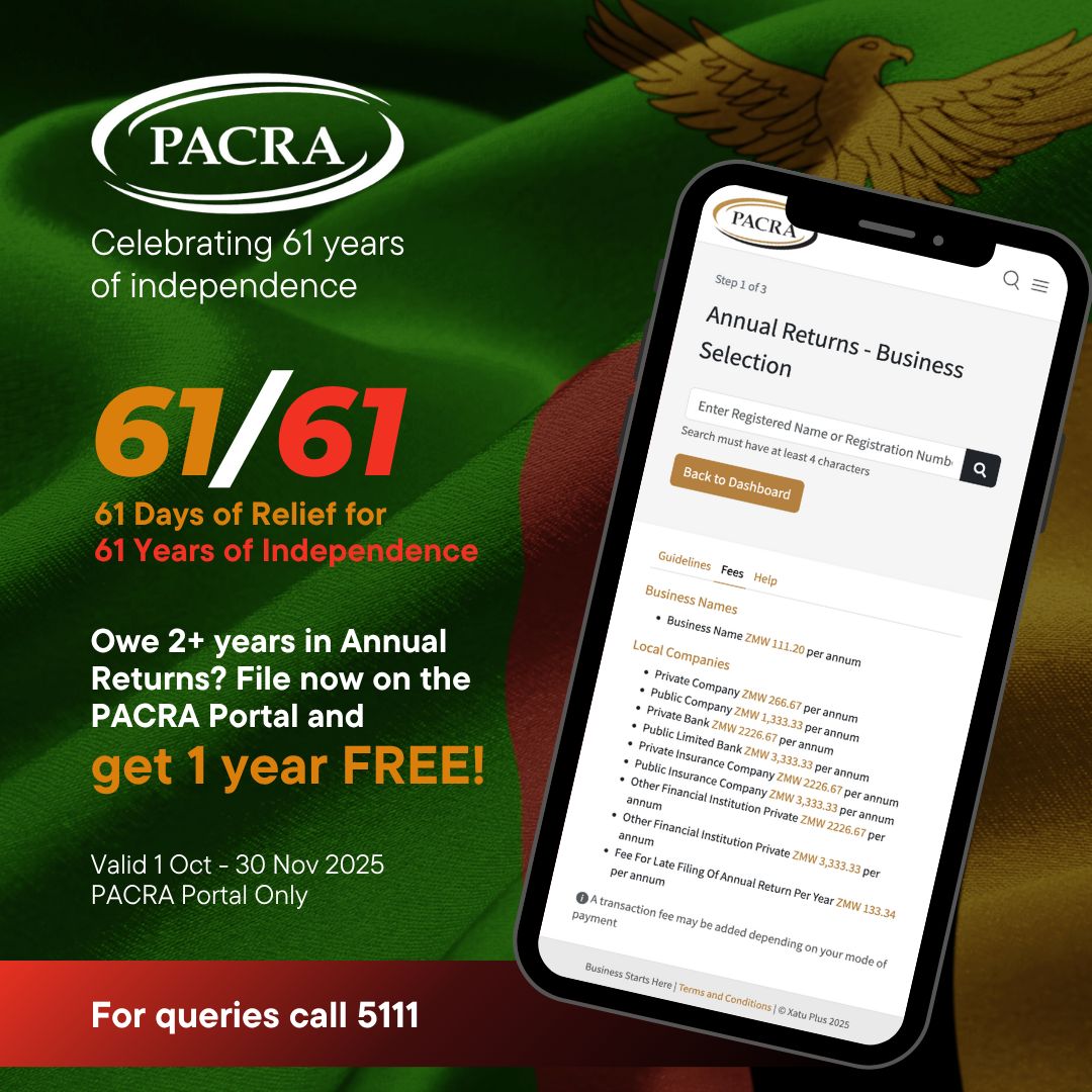 PACRA ZAMBIA tweet media