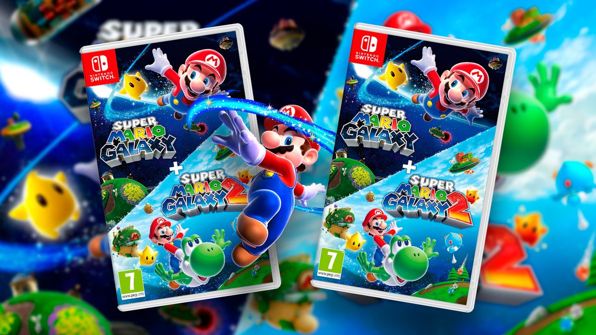 ¡Concurso galáctico EXPRÉS! ✨ Para celebrar el lanzamiento de Super Mario Galaxy + Super Mario Galaxy 2, ¡regalamos DOS copias físicas! (Una por ganador)

Para participar:

Haz RT citado a este tuit.

En tu RT citado, menciona a  <a href="/VandalOnline/">Vandal</a> y dinos cuál de los dos es tu