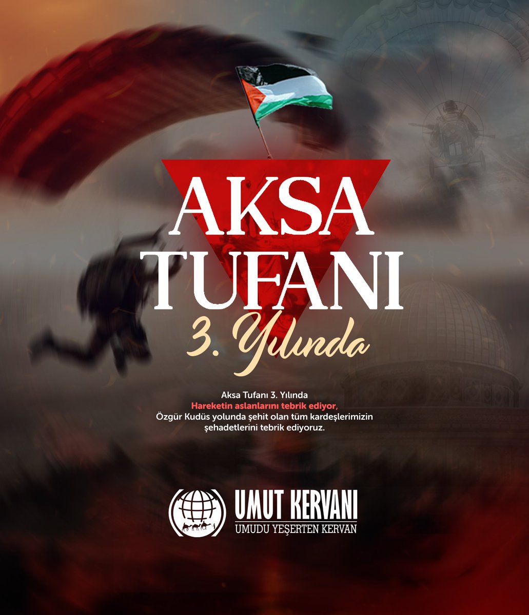 umutkervanivkf's tweet photo. AKSA TUFANI 3. YILINDA

Hareketin aslanlarını tebrik ediyor, Özgür Kudüs yolunda şehit olan tüm kardeşlerimizin şehadetlerini tebrik ediyoruz.

#AksaTufanı