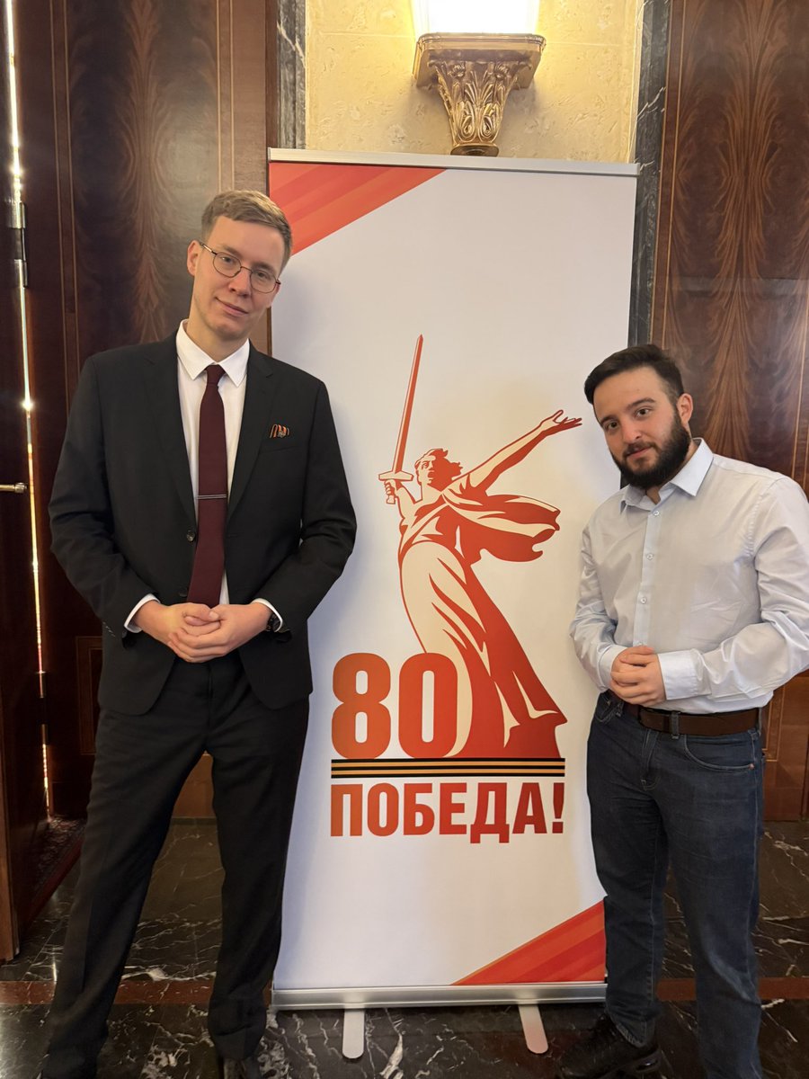 DomMaxReichert's tweet photo. In der Russischen Botschaft mit meinem guten Freund und ehemaligen Kollege Roman Ziskin. Er ist extra aus Russland angereist! 🕊️ https://t.co/FzsWAh9vxj