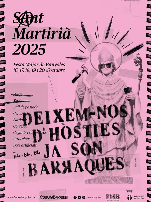 #COMUNICAT
Arran de la polèmica pel cartell de la Festa Major de #Banyoles, fem públic un comunicat per manifestar el nostre compromís amb la cultura popular, la llibertat d’expressió i l’esperit democràtic que han de tenir les celebracions col·lectives.
👉 Comunicat complet⬇️