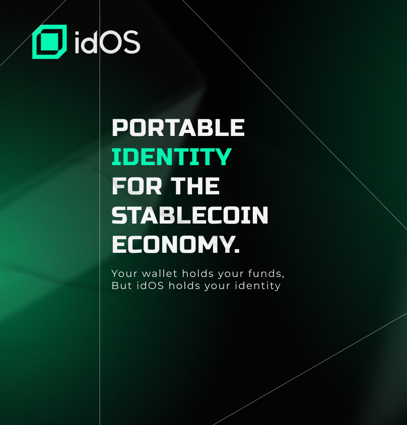 We’re entering the identity era of Web3 - and <a href="/idOS_network/">idOS</a>  is leading it. 💚

your wallet holds your funds,
but idOS holds your identity

→ One portable, reusable ID for every app, chain, or protocol.
→ No more re-KYC. No more surrendering data.
→ Just privacy, control, and