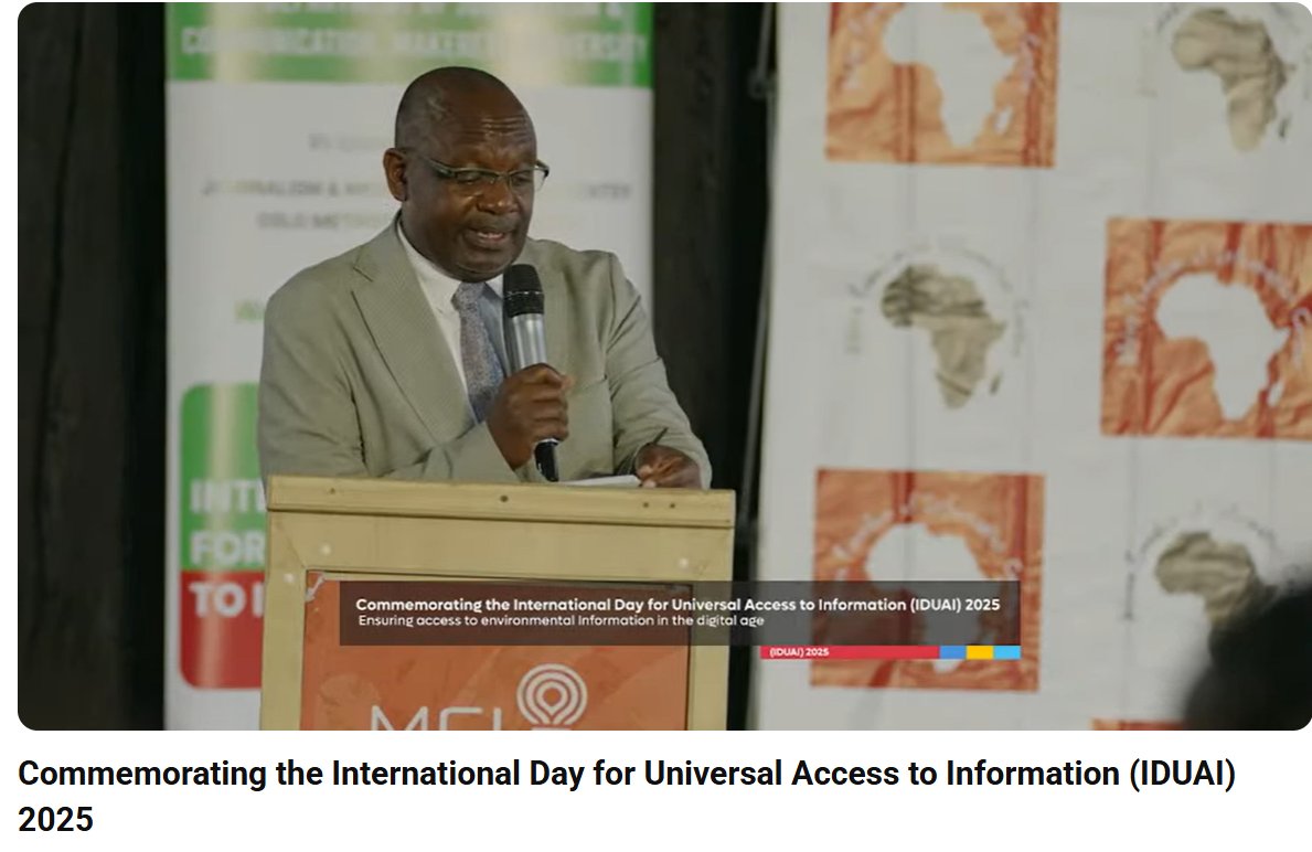 #iduai2025
Last year, <a href="/KCCAUG/">Kampala Capital City Authority (KCCA)</a> was recognised by <a href="/UNESCO/">UNESCO 🏛️ #Education #Sciences #Culture 🇺🇳</a> as one of Uganda’s most transparent public entities. This year’s access to information data shows citizens are most interested in accessing information held by <a href="/KCCAUG/">Kampala Capital City Authority (KCCA)</a>- <a href="/GilbertSendugwa/">Gilbert Sendugwa</a> 
youtube.com/live/PMP1ipiKU…