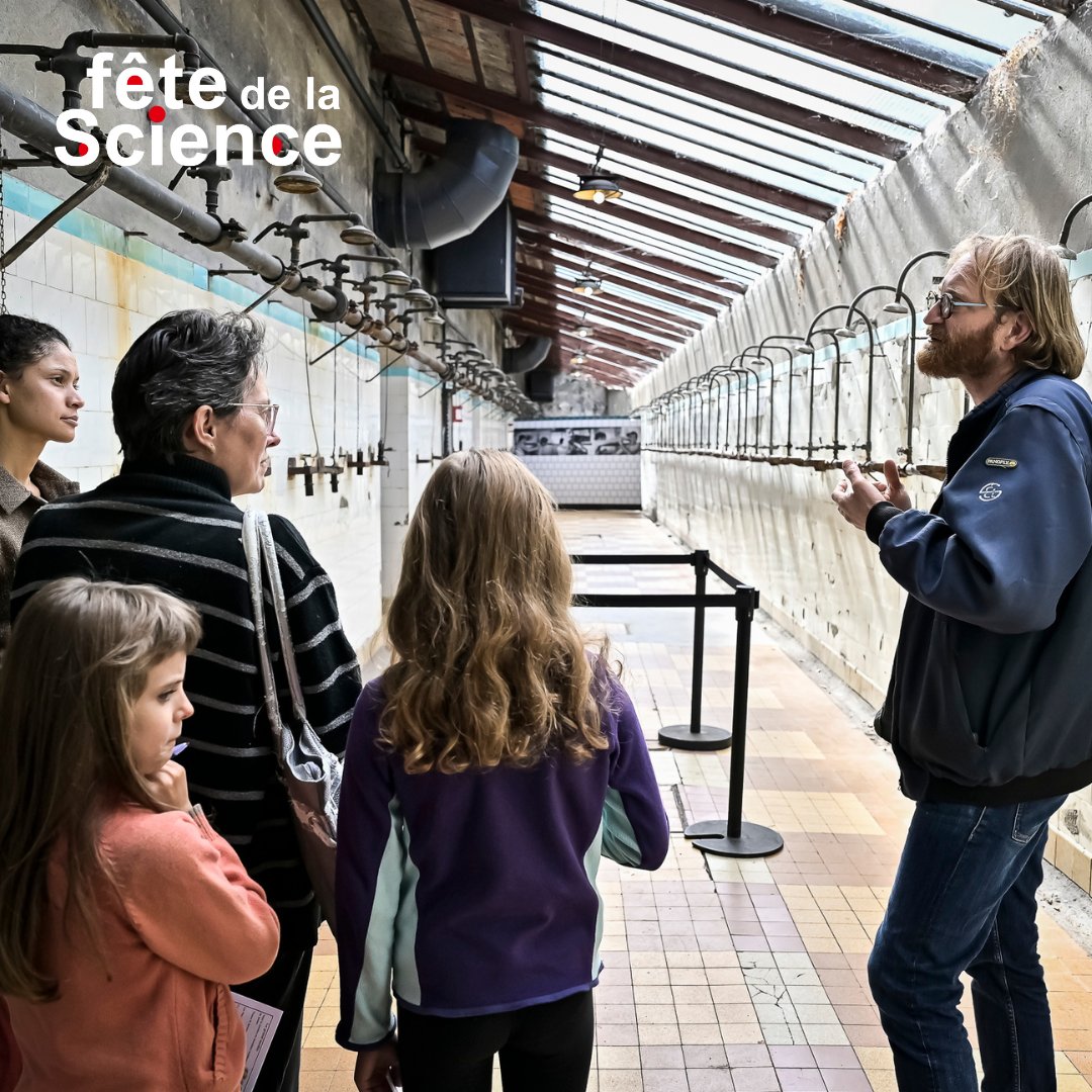 FeteScienceAura's tweet photo. 🎪 #FDS2025 Dimanche, nous étions Musée de la Mine de @saint_etienne_ pour un défi itinérant à travers ce site chargé d'histoire, afin de mieux comprendre la mine à l'époque de son exploitation.

Retour en photos sur cette journée ligéroise de la @FeteScience !

[📸 : Visée.A] https://t.co/imyQrmfoh5