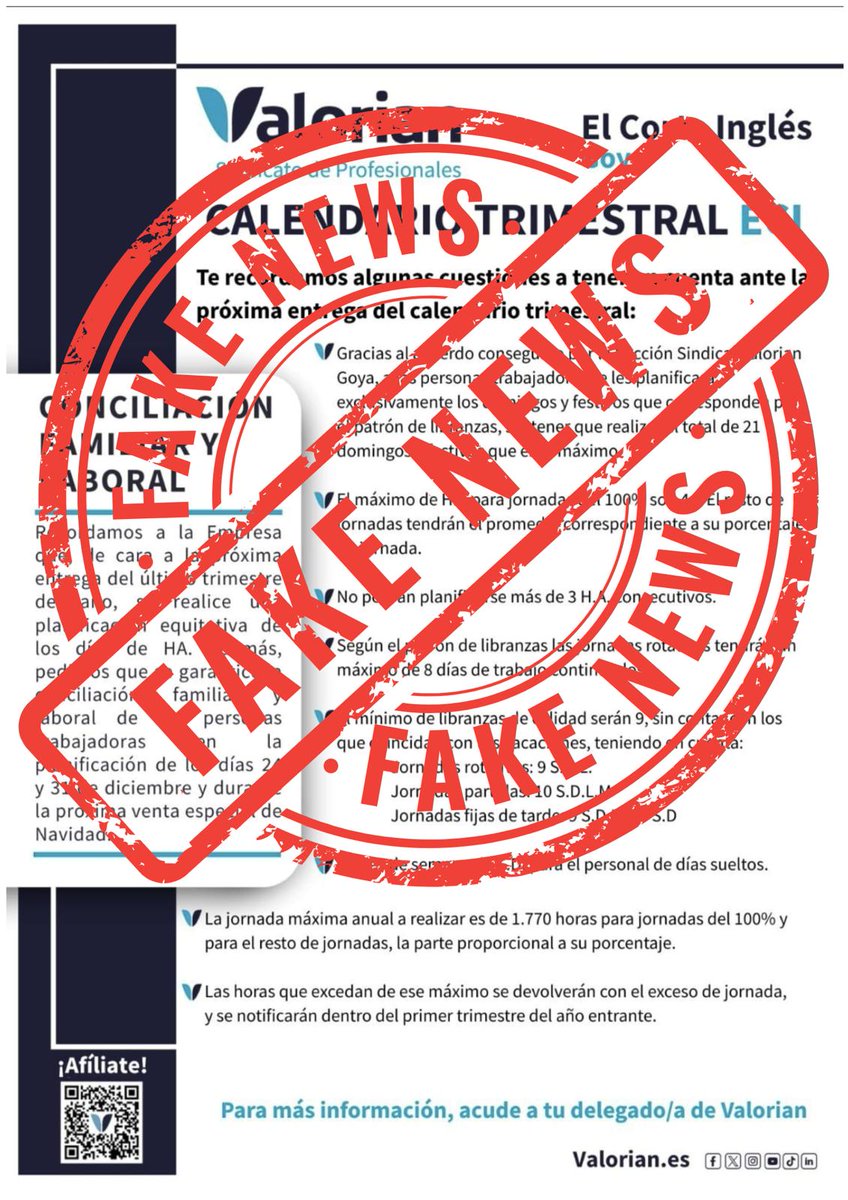 ¡HASTA CUÁNDO!
❌ Menos marketing y más hechos
Cero “conciliación” con jornadas de 10 h.
Dicen que el máximo son 8 días sin librar, cuando el convenio recoge 11.  Dicen 3 días de HA (10 h), cuando son 4.
Se oponen a  defender los derechos históricos de las trabajadoras en Navidad