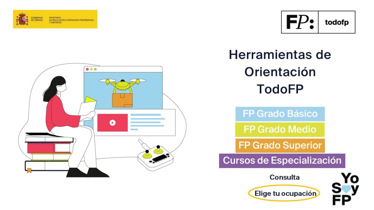 📢📢¿ Tienes claro en qué quieres trabajar pero no sabes qué titulación de FP necesitas? 
🔴Consulta la herramienta “Elige tu ocupación” en #TodoFP #YoSoyFP
🔎todofp.es/ocupaciones/Se…