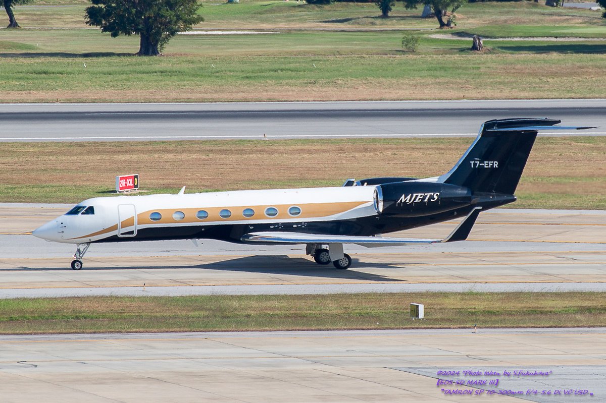 Tga380800's tweet photo. Airline:MJets
Aircraft:G550/G-V-SP
Locations:DMK
Date:03/01/2024
Remarks:
#DMK #DonMueangInternationalAirport #ドンムアン国際空港 #VTBD
#MJets #Mジェッツ
#GulfstreamAerospaceCorporation #GulfstreamG550 #GulfstreamGVSP
#飛行機好きな人と繋がりたい #飛行機好きな人 #飛行機写真 https://t.co/5tVLbxSE6o