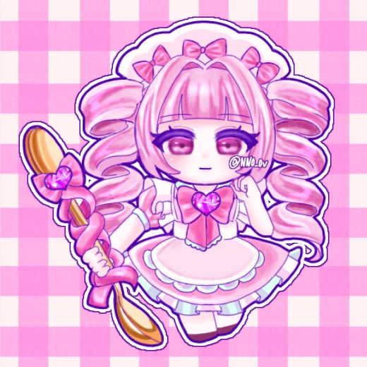 NN0_0v's tweet photo. グッズ用🎀 
#oc #illustration   #イラスト https://t.co/DfOxwtJMm3