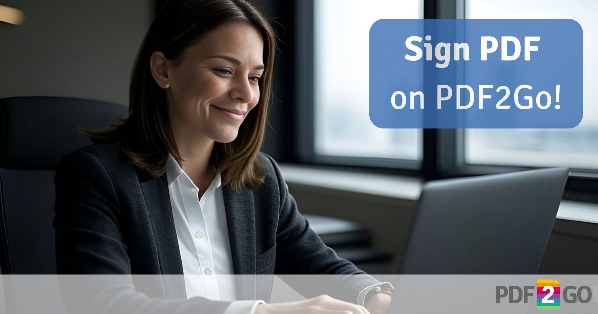 pdf2go_com's tweet image. Have you tried our new Sign PDF feature!?!

Scribble your signature digitally in seconds—no apps, no fuss. 

Seal deals from anywhere! #PDF2Go #SignPDF #GoPaperless