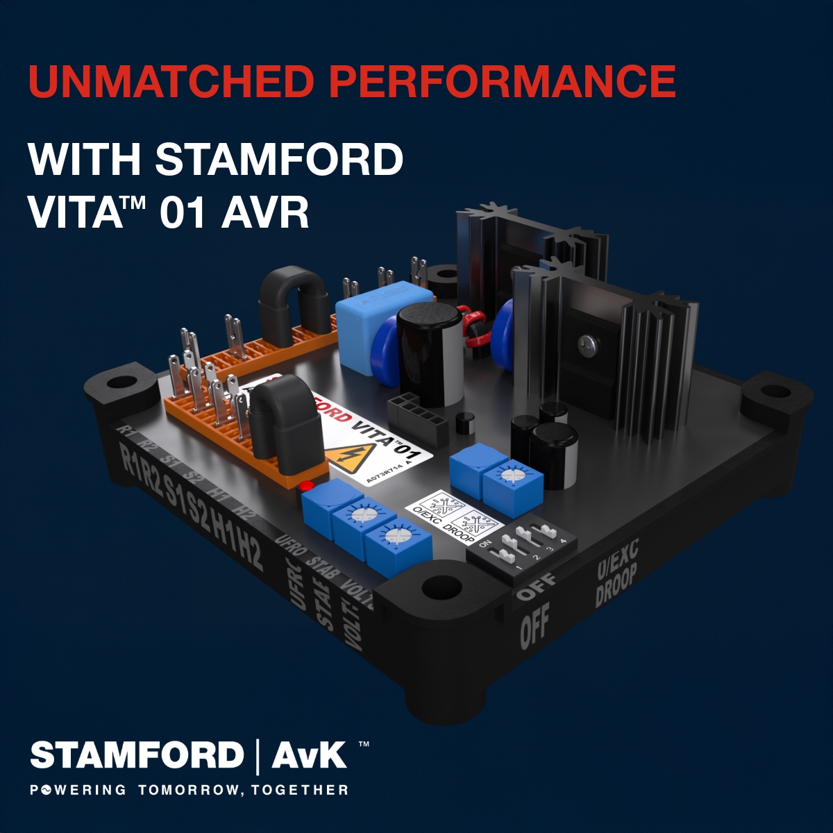 STAMFORDAvK's tweet image. Experience the difference with our advanced AVR technology. The VITA 01 offers precise voltage control and enhanced system protection.
Find out more stamfordavk.li/FLFSDw-0x3

#STAMFORDAvK #LetsPowerUp #Alternators #VITA01 #STAMFORDVITA01 #UnmatchedPerformance