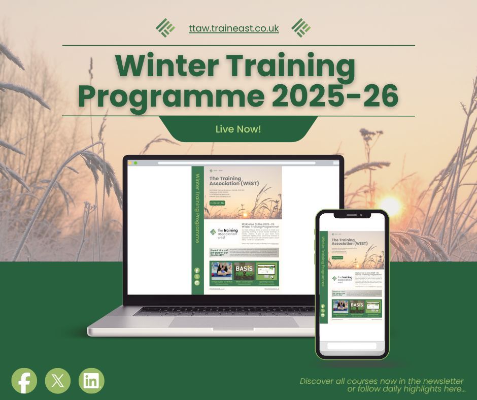 TtaWest's tweet photo. It’s here! The 2025–26 Winter Training Programme is now live.
✅ New courses
✅ Key TTAW updates
✅ Bespoke options for your team
Check out the full schedule + book today 👇 
https://t.co/i1zVpruycR https://t.co/6jmwRXLruy