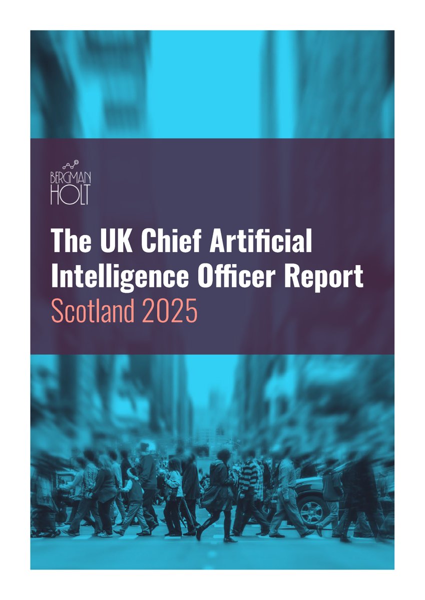 #ICYMI we partnered with Bergman Holt on a study of the rise of #AI leadership across the UK.

The report maps how organisations are developing senior AI roles, what #skills matter most, &amp; where Scotland’s #tech ecosystem is accelerating.

Read it here! scotlandis.com/blog/scotlandi…
