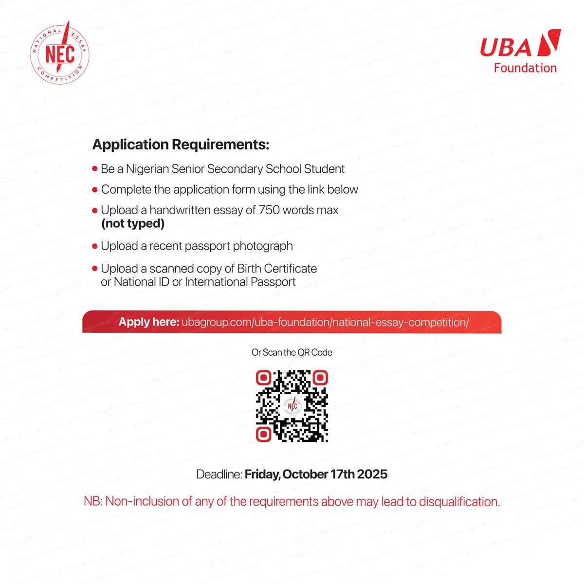 UBA Foundation tweet media