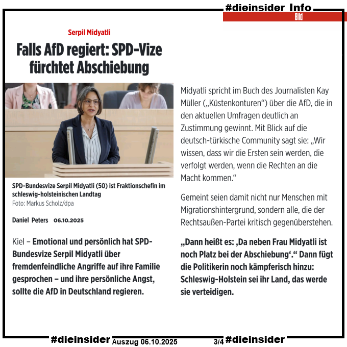 Die_Insider's tweet photo. Wenn man unserer Seite folgt und hier die Kommentare liest, ist die Angst von @SerpilMidyatli vor einer #AfD-Regierung leider berechtigt!

#LautGegenNazis #AfDVerbot @spdsh @spdde 
#Antifa #Antifaschismus #GemeinsamGegenHass 
#DieInsider https://t.co/TGT9hUGwO4